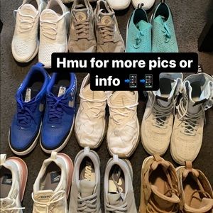 11 pairs of shoes